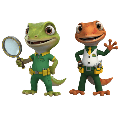 Lili e Leco - As Lagartixas Observadoras 🦎